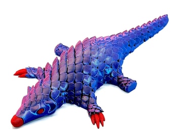 Pangolin Fidget Toy Articulated, 10 Inch Scale Armor Stress Relief