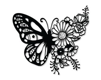 Butterfly flower Digital SVG