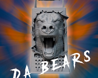 Chicago Bears 3D printed Cheese Grater