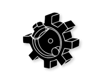 3D AR-15 Bolt Vinyl Cut Decal vers 2