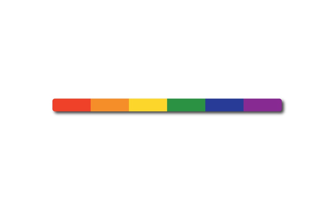 LGBT+ Pride Rainbow Flag Vinyl Sticker - Etsy