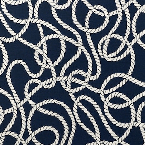 Sunbrella Maritime Nautical (145239-0000) - Fabric by the Yard Indoor and Outdoor Upholstery Premium Fabric
