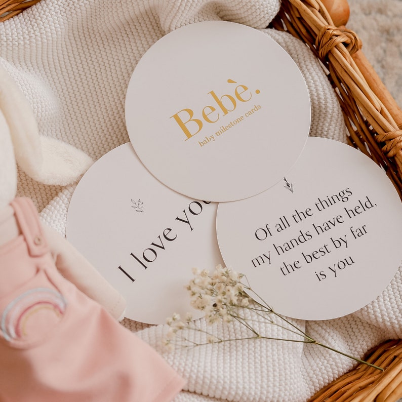 Baby Milestone Cards, Luxury Baby Milestone Cards, Newborn Gift, Baby Gift image 7