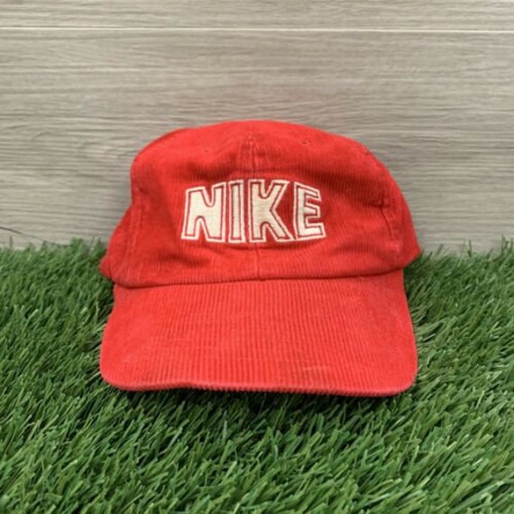 Vintage 90s Nike Embroidered Spell Out Corduroy Sn