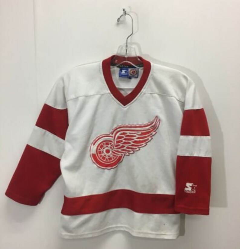 vintage detroit red wings jersey