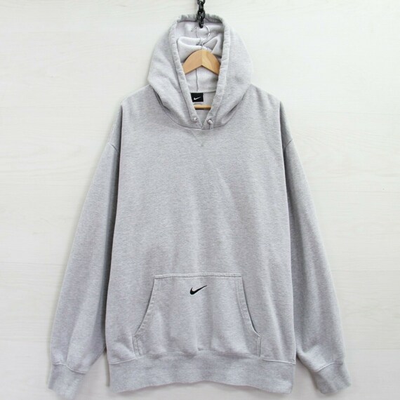 Nike Sweatshirt Hoodie Size 3XL Heather Gray Embro