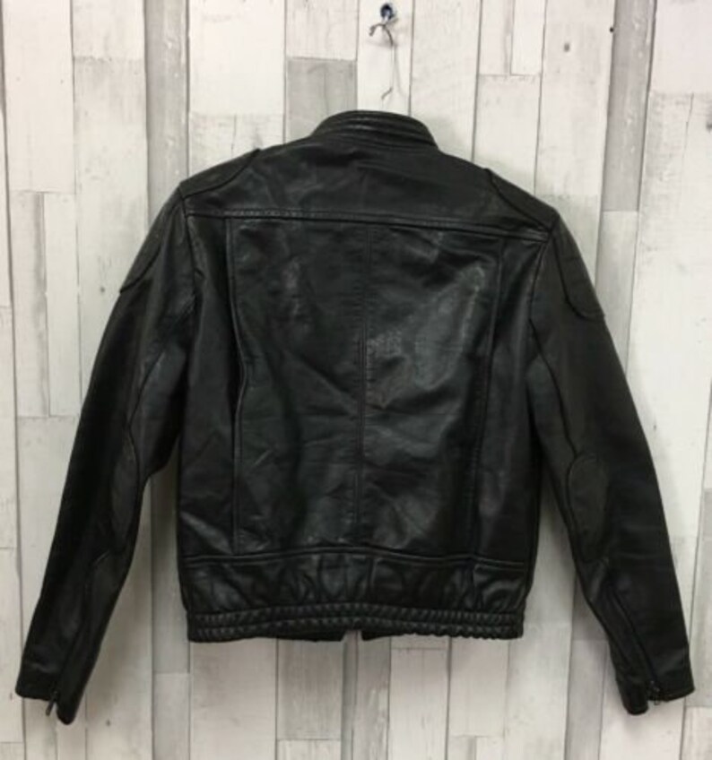 brooks leather jacket