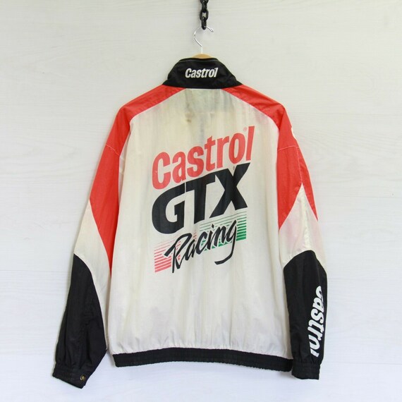 Vintage Castrol GTX Racing Light Jacket Windbreaker Size XL | Etsy