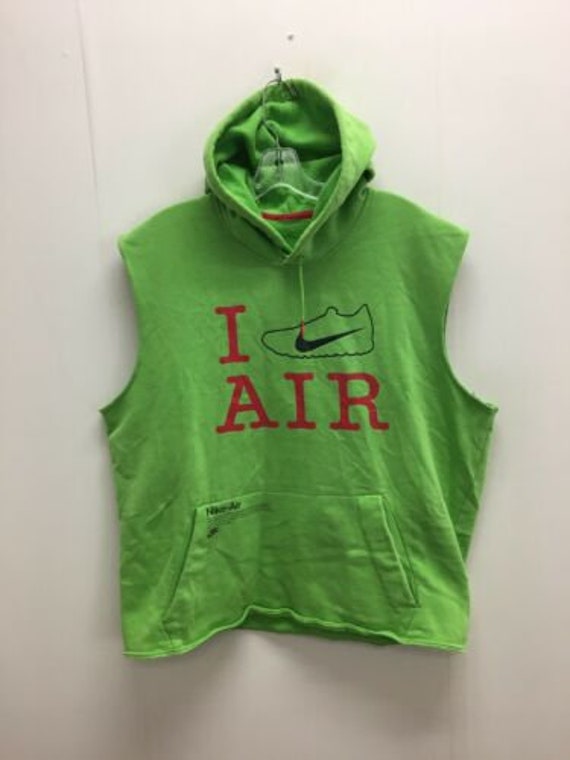 nike air hoodie green