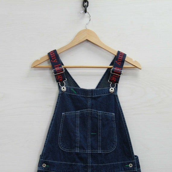 Vintage Tommy Hilfiger Denim Jean Overalls Size 30