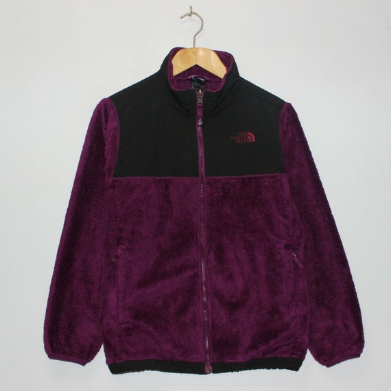 purple north face jacket womens