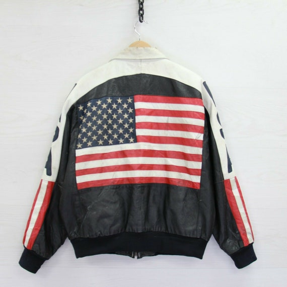 Vintage Michael Hoban WHEREMI USA Leather Jacket S