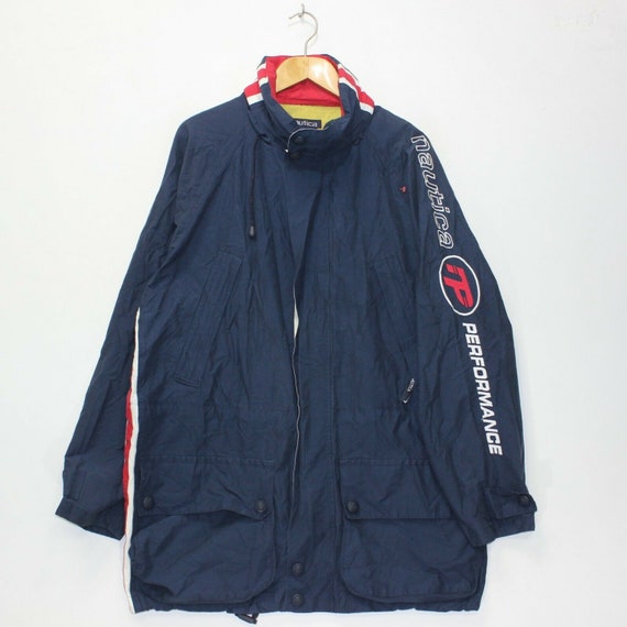 Vintage Nautica Performance Spell Out Windbreaker