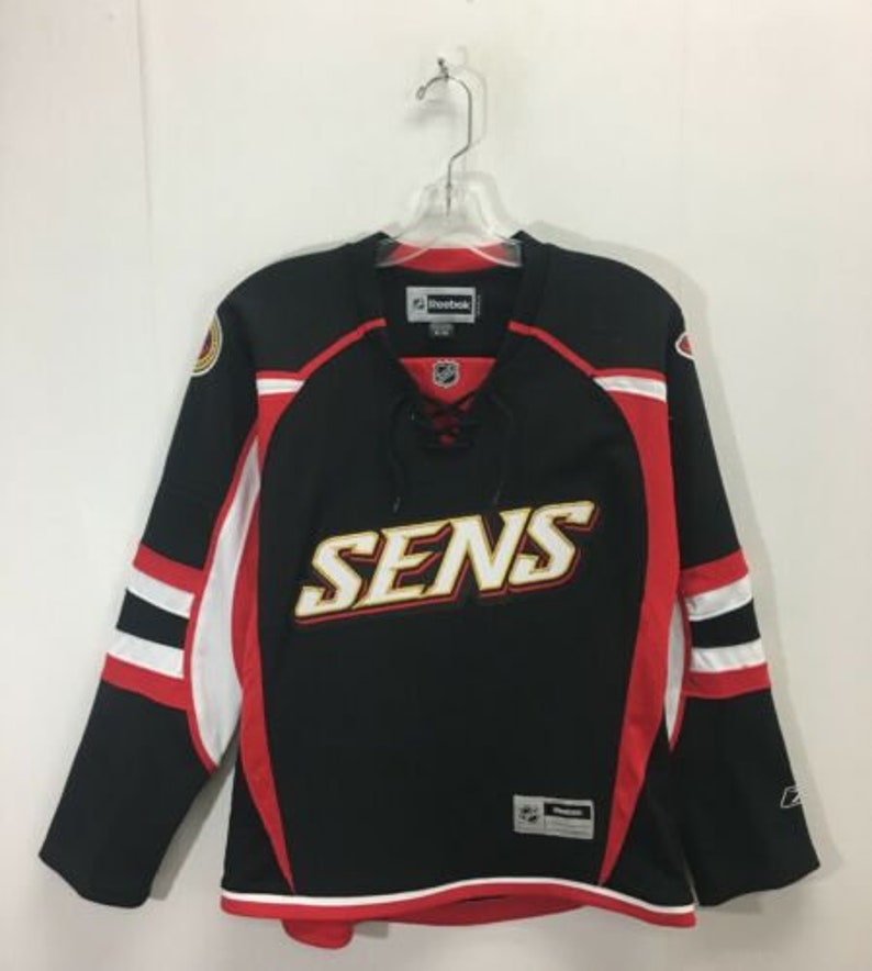 black ottawa senators jersey