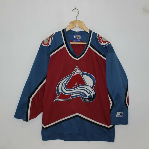 vintage colorado avalanche jersey