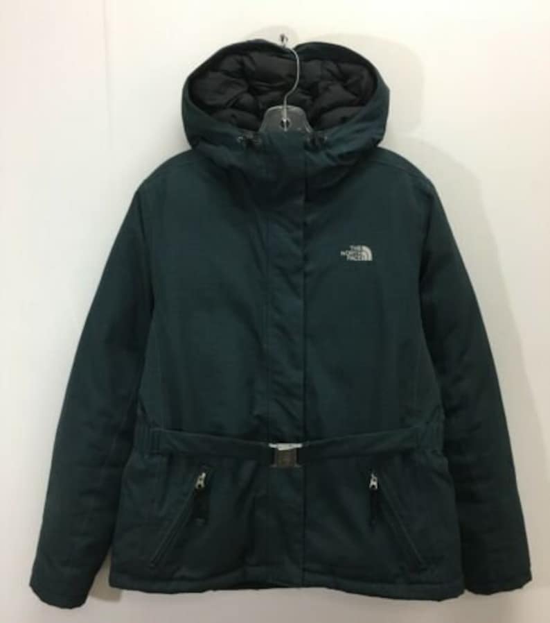 north face belted jacket