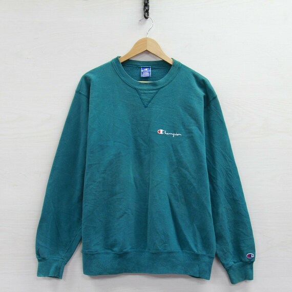 Vintage Champion Sweatshirt Crewneck 2XL Green Tea