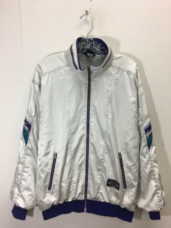 white kappa windbreaker
