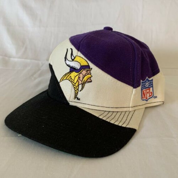 Vintage Minnesota Vikings Snapback Hat Cap Apex On
