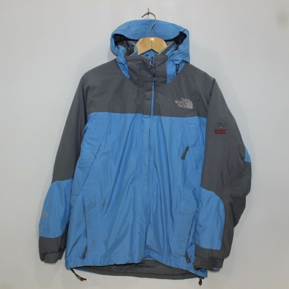 north face gore tex jacket blue