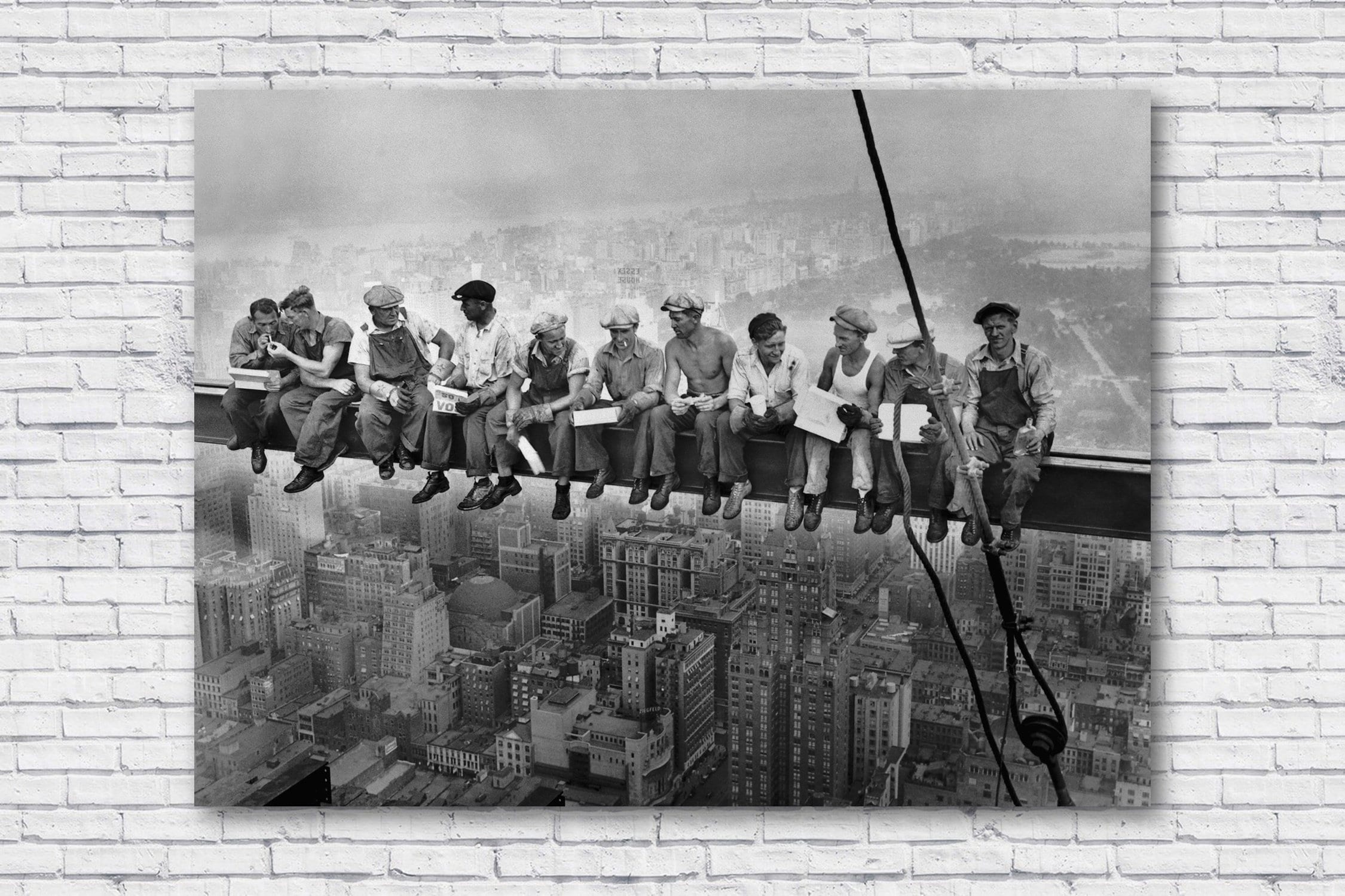 LARGE Lunch atop a Skyscraper Poster Print Iconic 1932 Photo Etsy