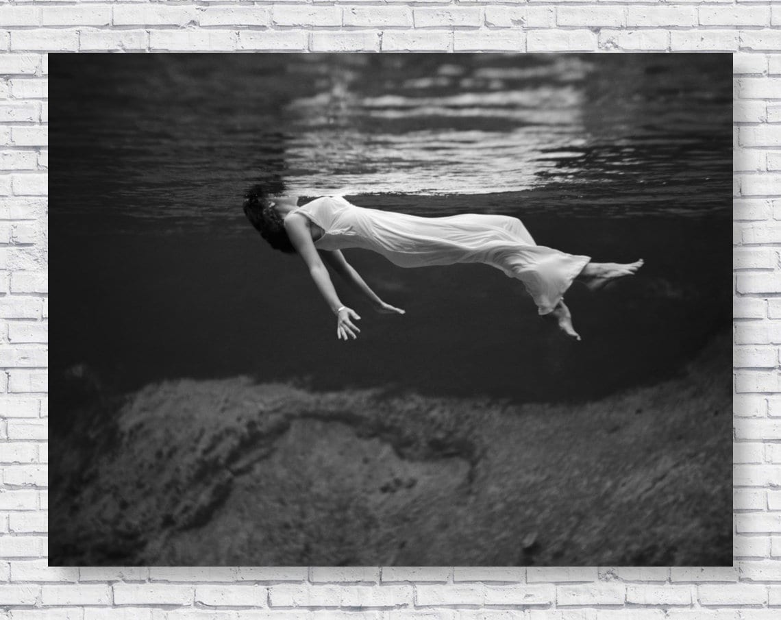Weeki Wachee Spring/トニ フリッセル/ポスター Lady in Water 1947 H Photo Print, Weeki Wachee Spring
