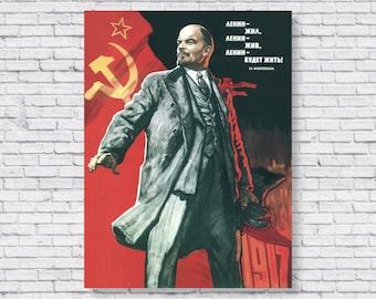 Soviet Poster soviet propaganda motivation for youth communist propaganda print Exploits await the braves! ussr vintage soviet union
