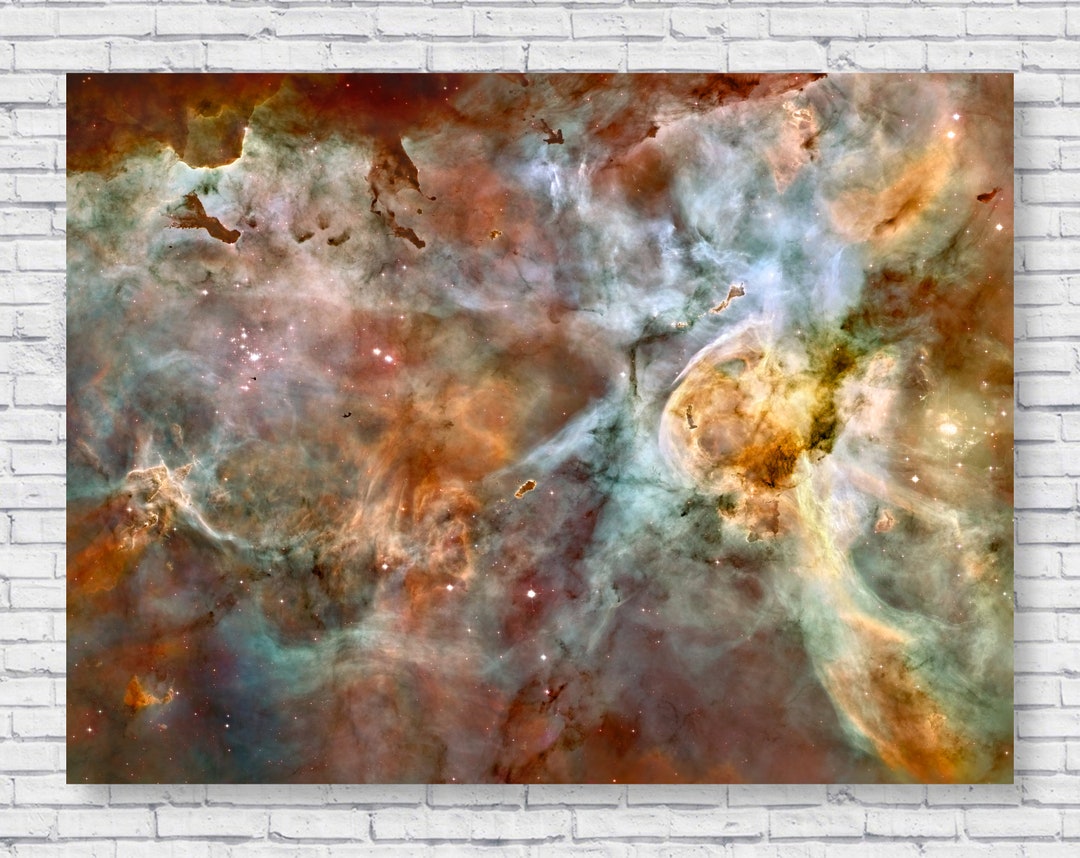 Carina Nebula Outer Space Poster Print, Hubble Telescope Nasa Wall Art ...