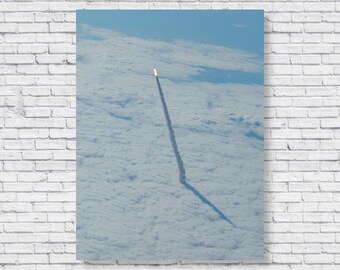 Space Shuttle Launch Poster, Space Shuttle Art, Space Shuttle Print, NASA Space Shuttle Poster, Photo Picture Wall Art Outer Space Decor