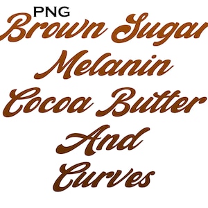 Brown Sugar Melanin PNG