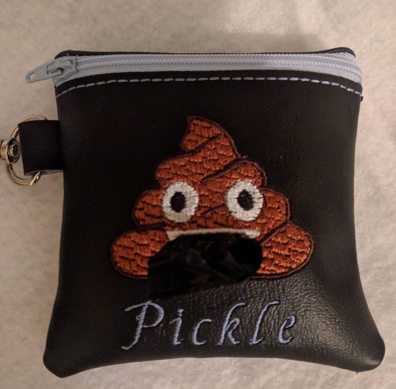 Dog poop bag holder