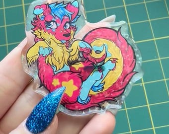 Custom Acrylic Keychain Badge / Ita Bag Filler