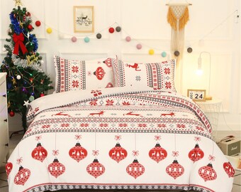 cot bed xmas bedding