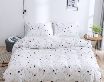 rainbow dot bedding