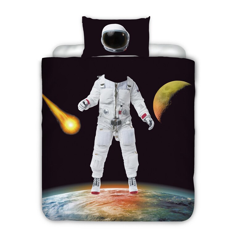 Four Styles Character Themes Duvet Cover Spaceman Space Suit Boys Duvet Set Basketball Comforter Cover Kids Room Decor