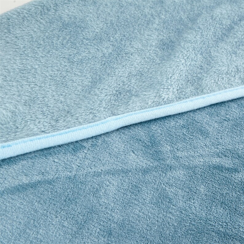 Throw blanket gray Blue Throw blanket Compound Flannel Etsy