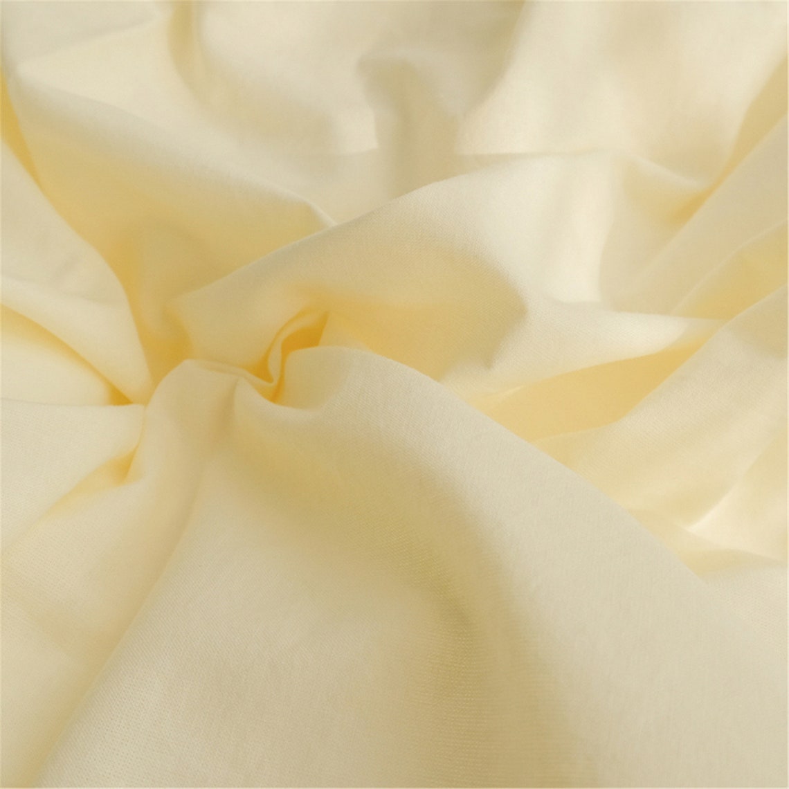 Light Yellow Cream Color Bedding Sets Solid Queen Duvet Cover Etsy