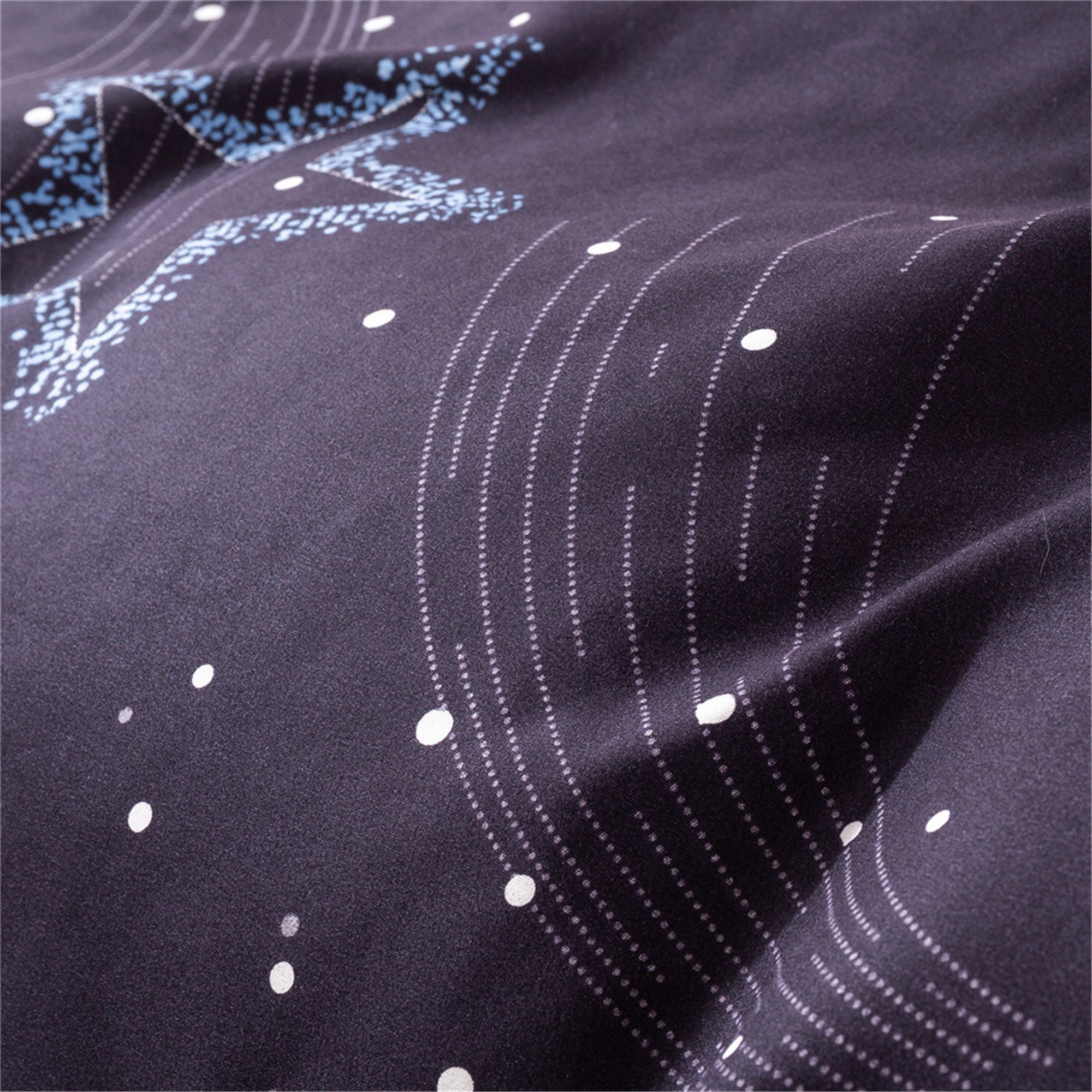 2020 New Moon and Stars Duvet Cover Navy Starry Duvet Cover - Etsy