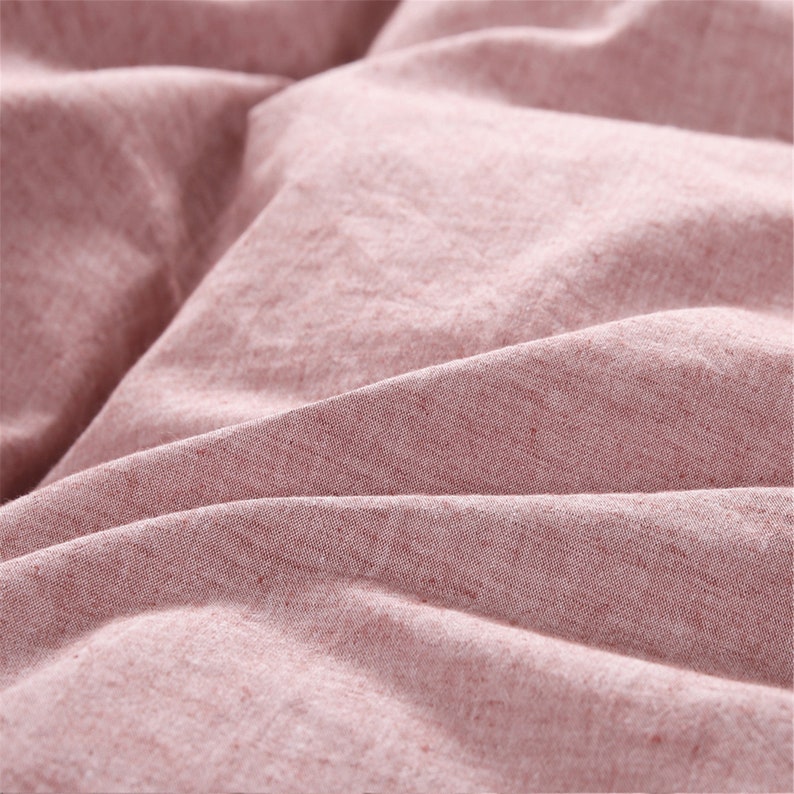 Pink Linen Duvet Cover Set Soft Linen Comforter Covers Linen Etsy