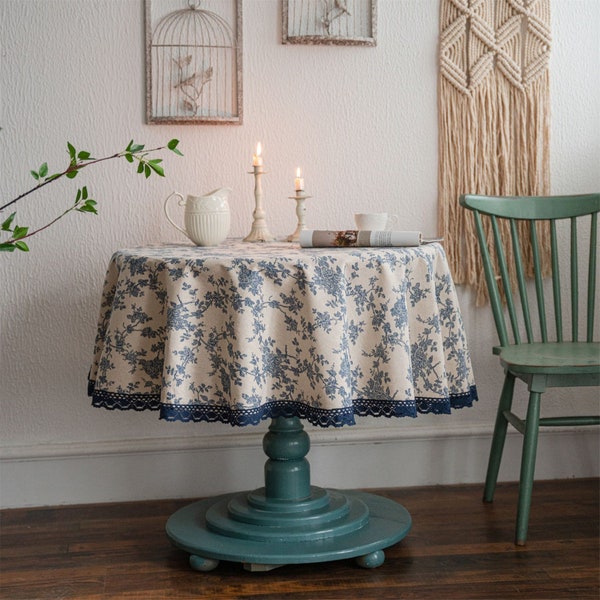 Round Table Cloth Etsy
