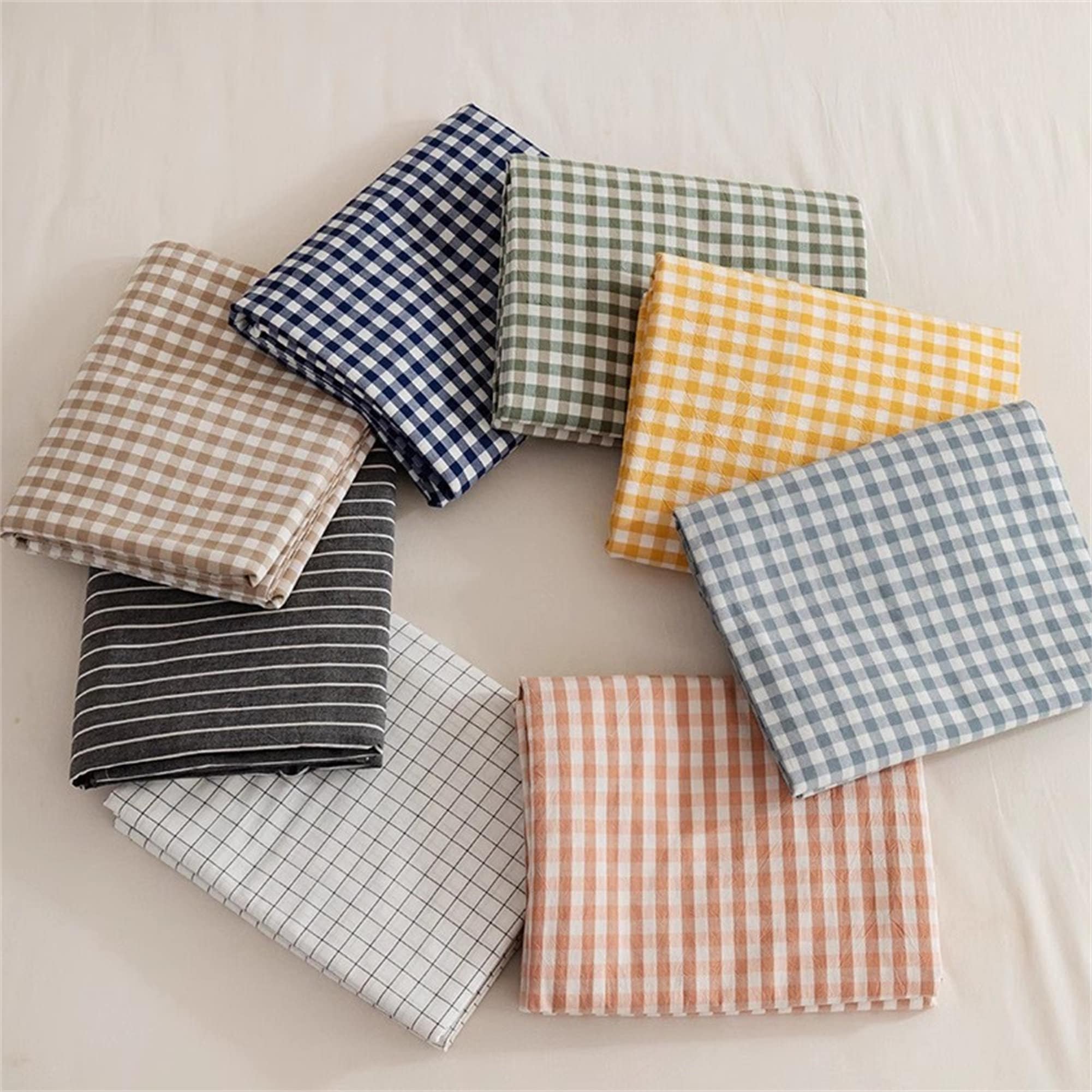 Nordic Luxury Duvet Cover Bed Linens Pillowcase 100% Cotton Fitted Bed  Sheet Set Cute Plaid Comforter Quilt Covers Bedspreads - AliExpress