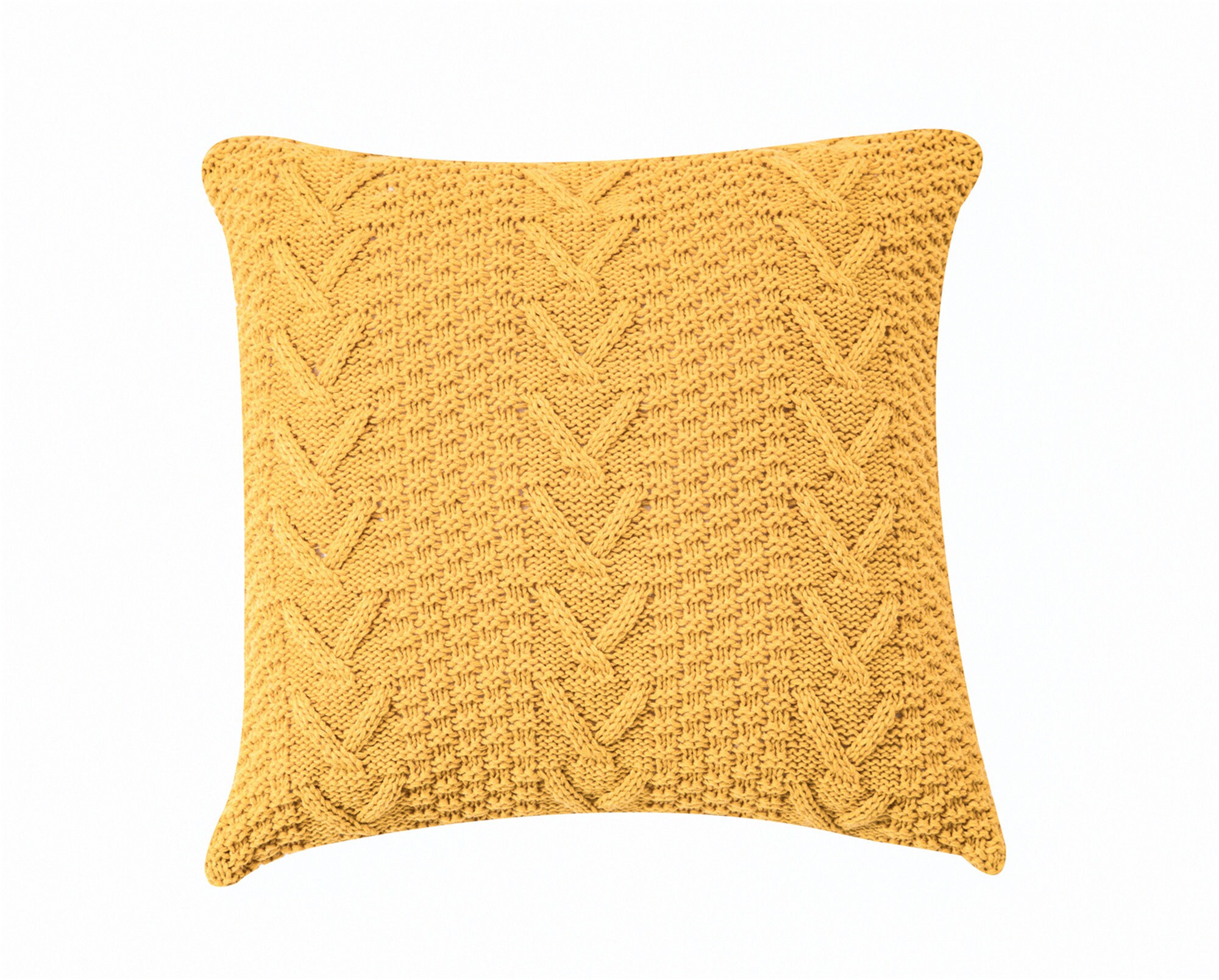 Vshaped thick wool knitted pillow cover Knit soft home Etsy