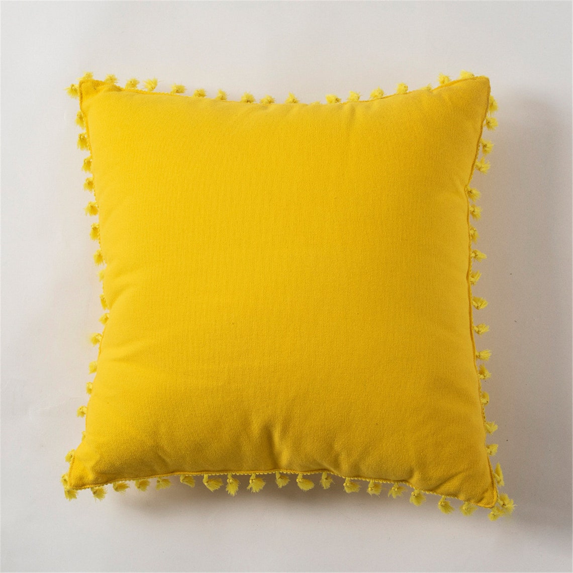 Tassels Pillow Covers Cotton Pillow Covers Sweet Candy Colors Etsy