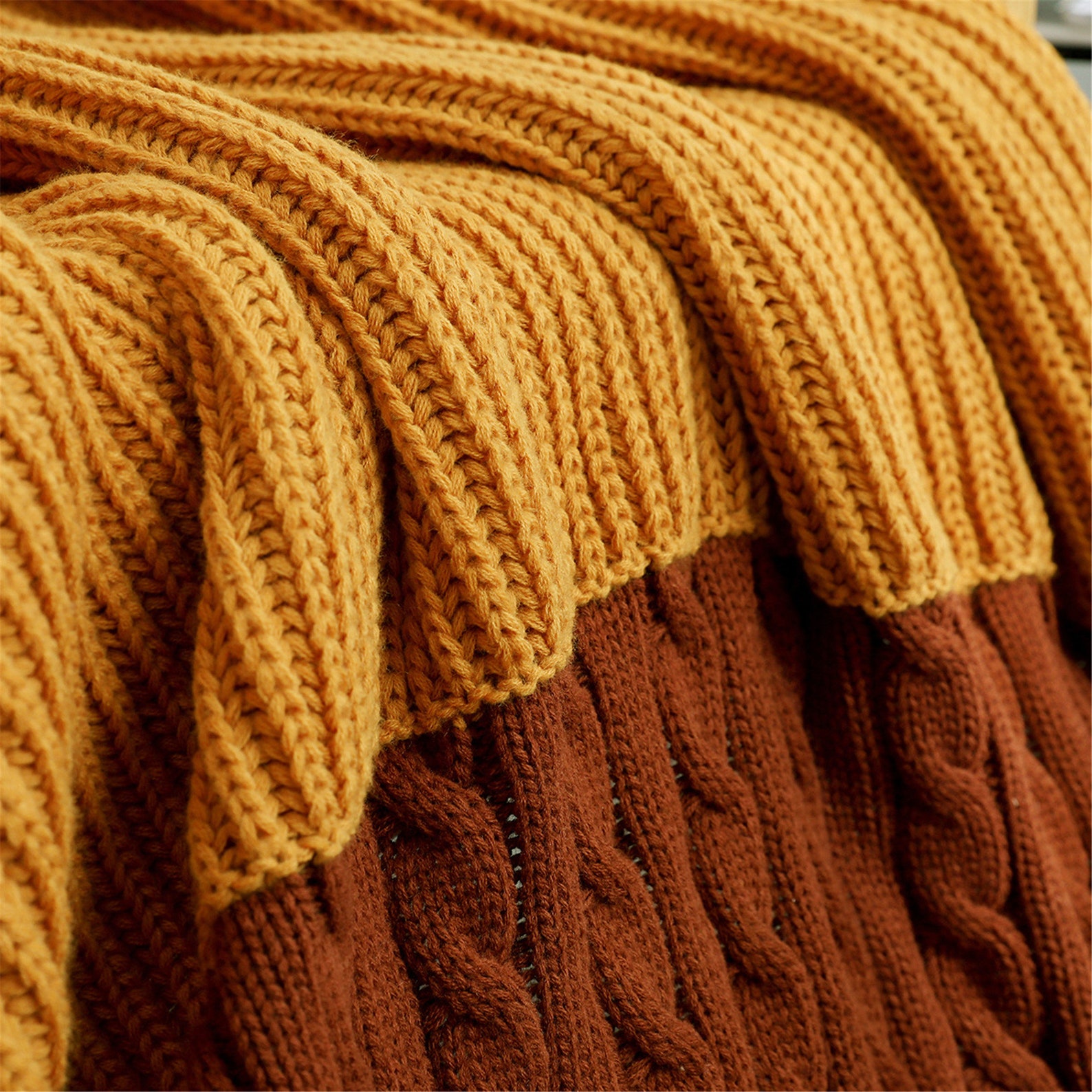 Winter Blanket Caramel 100 Cotton Nap Blanket Leisure Sofa Etsy