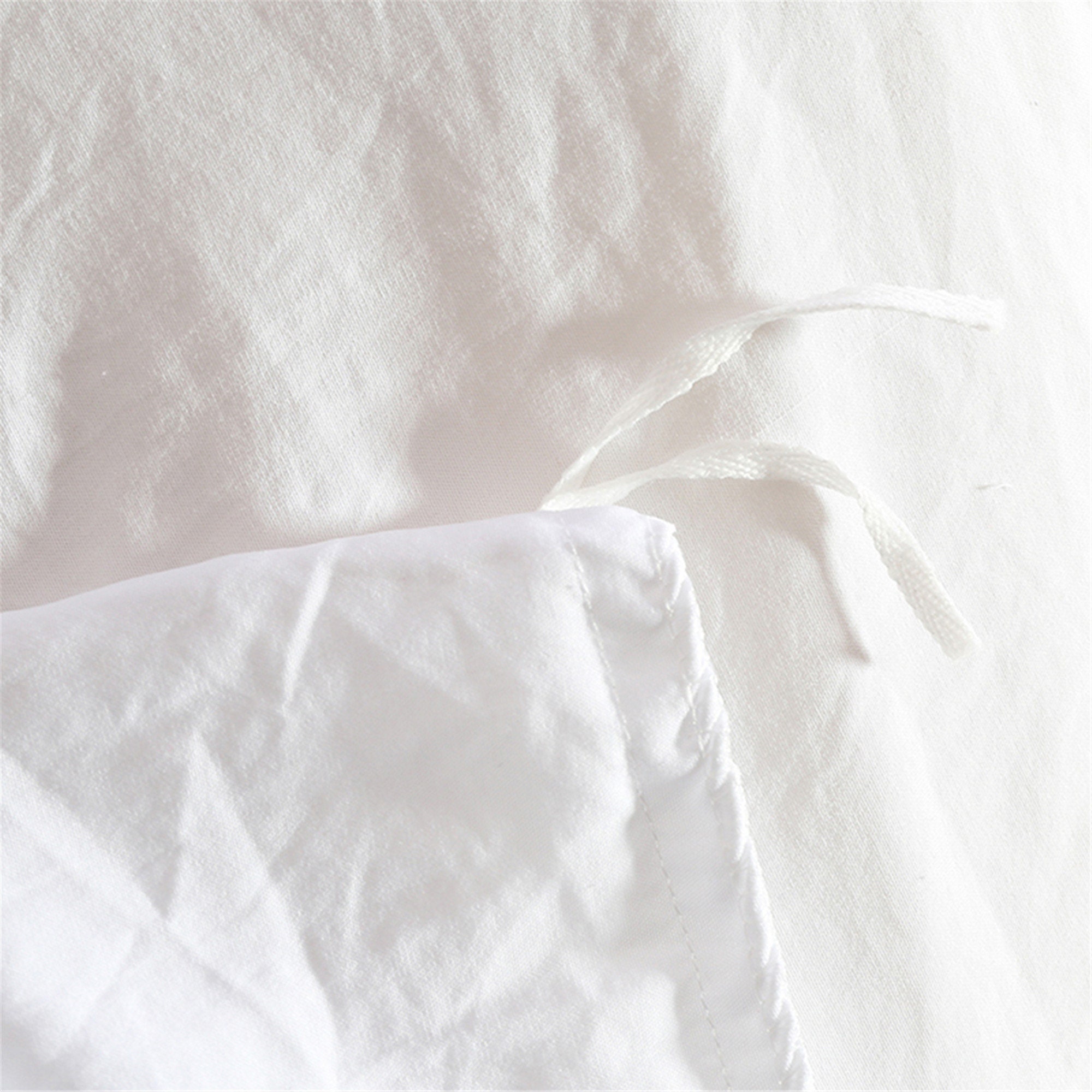 Minimalist White Duvet Cover Set Pure White Warm Winter - Etsy