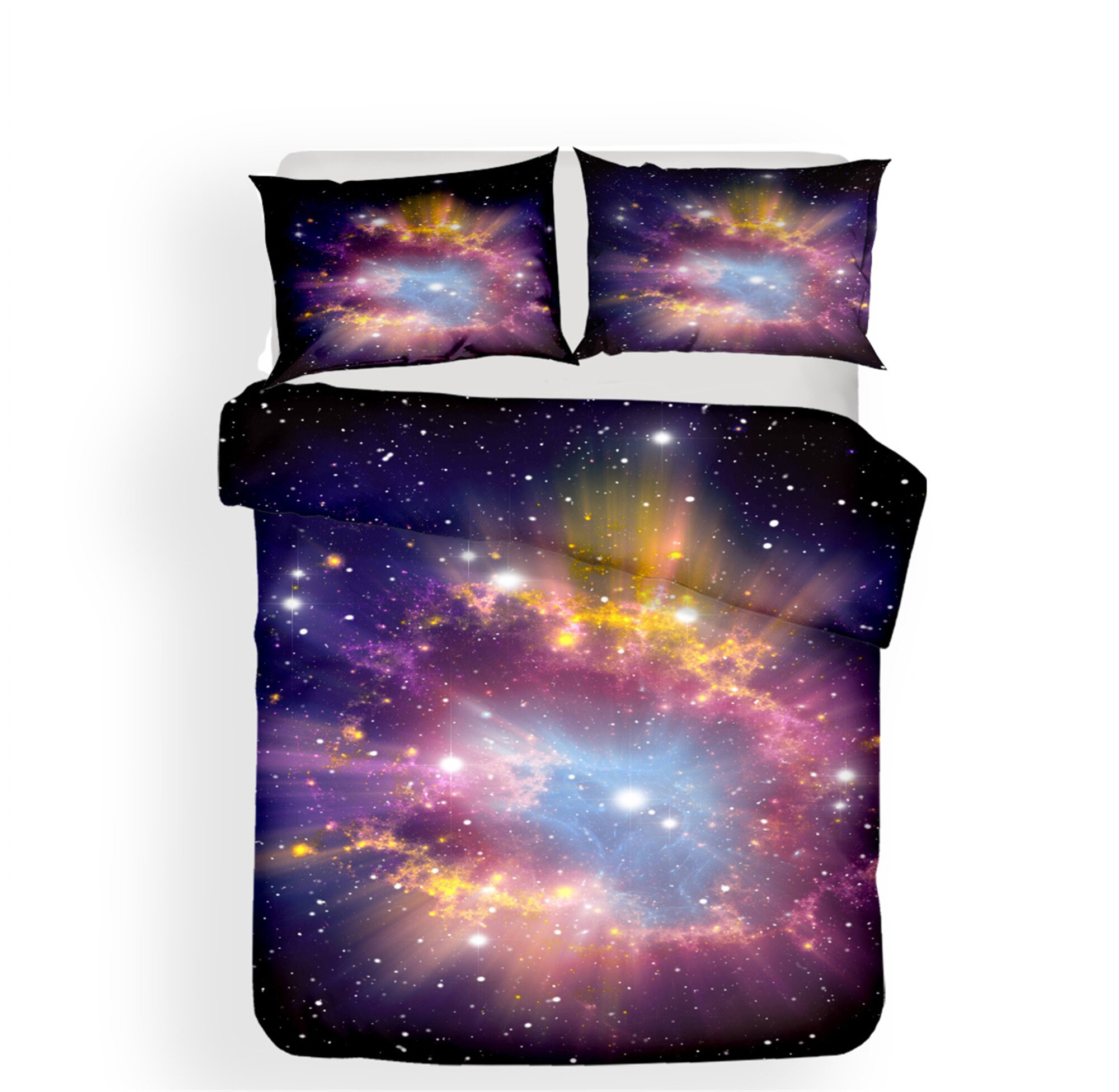 Popular Starry Galaxy Series Duvet Cover Set Nebula Quilt Etsy