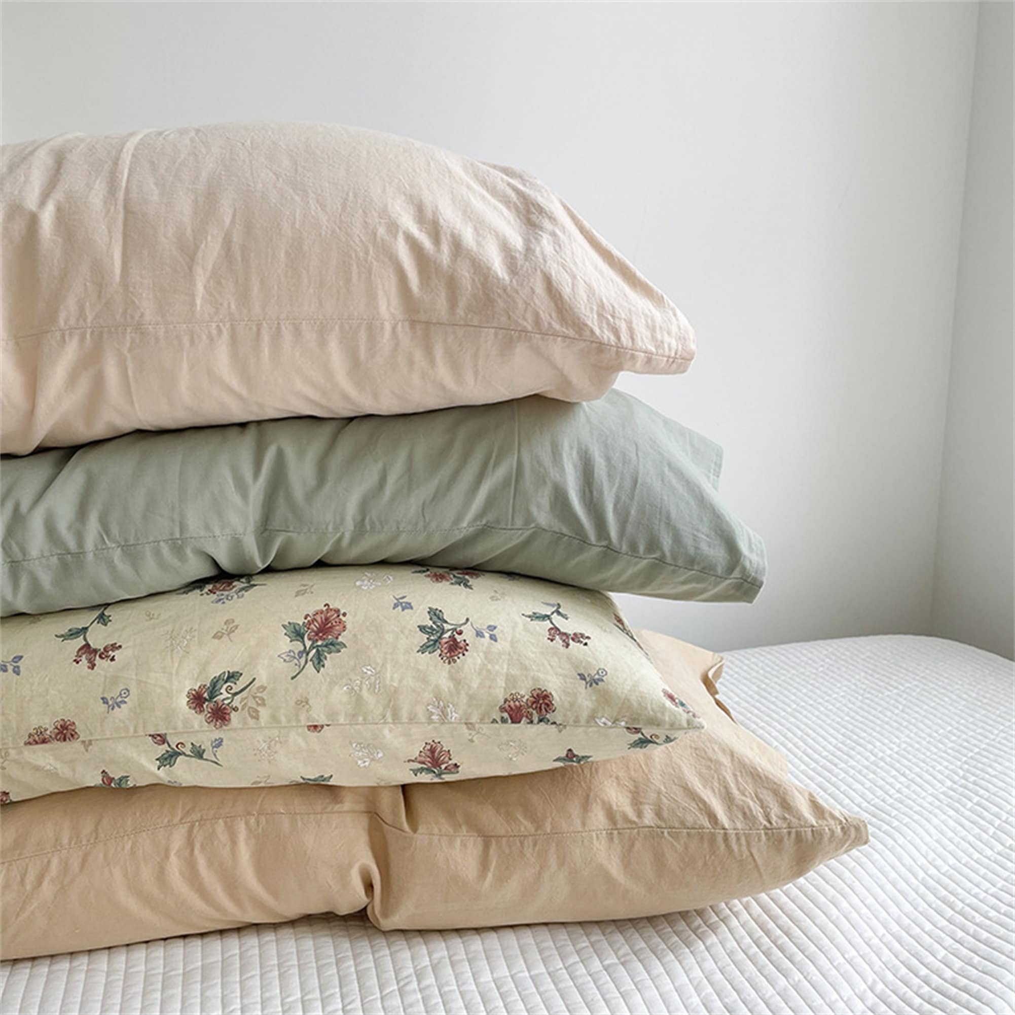 Details about   1 Pair of Cotton Pillow Cases Floral Bedding Pillow Covers Pillowcases 48*74cm 