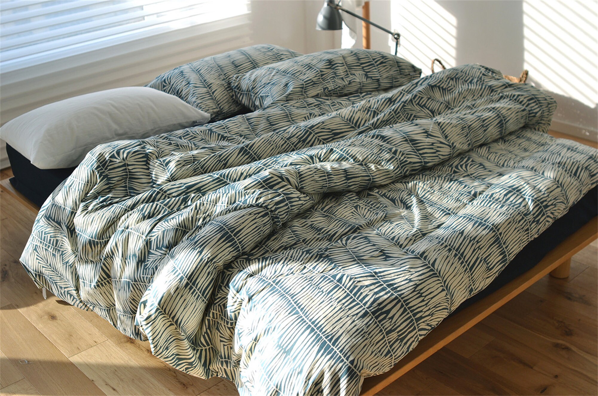 Fern Leaves Duvet Cover Dark Green Duvet Covers Twin Full Etsy