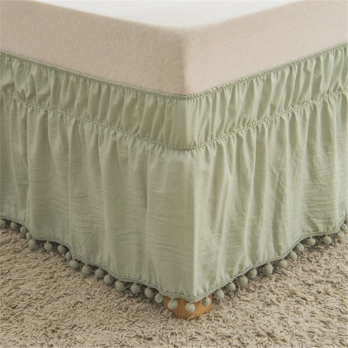 Gold Yellow Ruffle Bed Skirt US Twin Full Queen King Ruffled Etsy