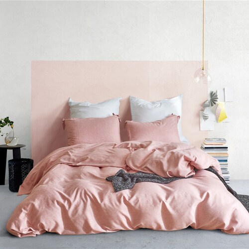 Light Pink Duvet Cover Soft Heavy Quilt Cover Hypoallergenic Etsy